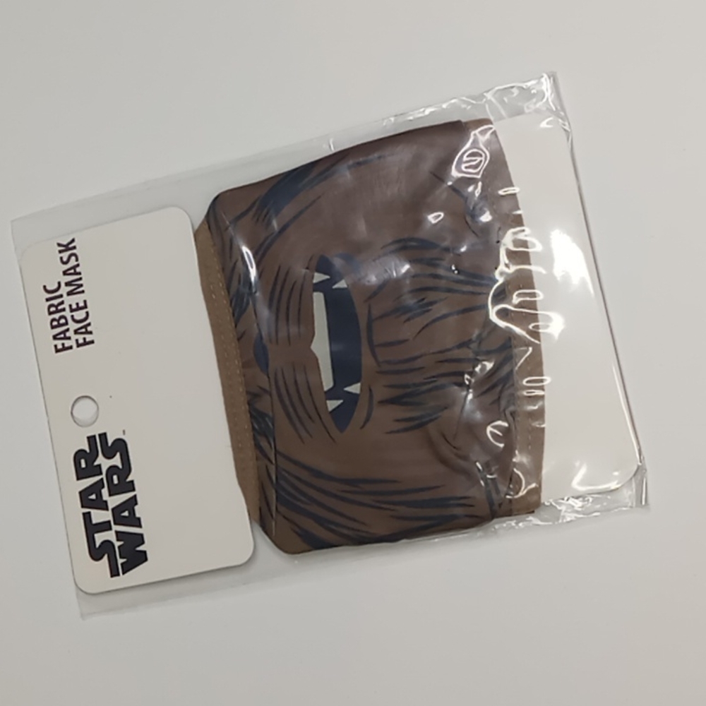 Chewbacca Kids Face Mask - Star Wars, Brown, Ages 4+ - Picture 3 of 3